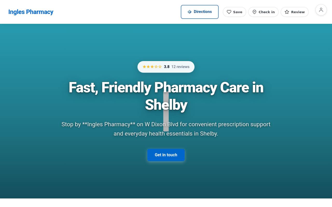 Preview of your live website