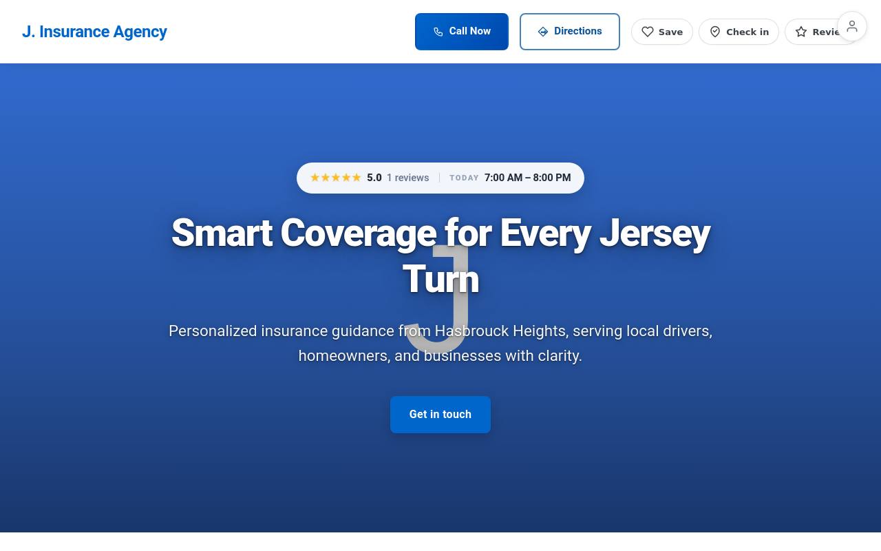 Preview of your live website