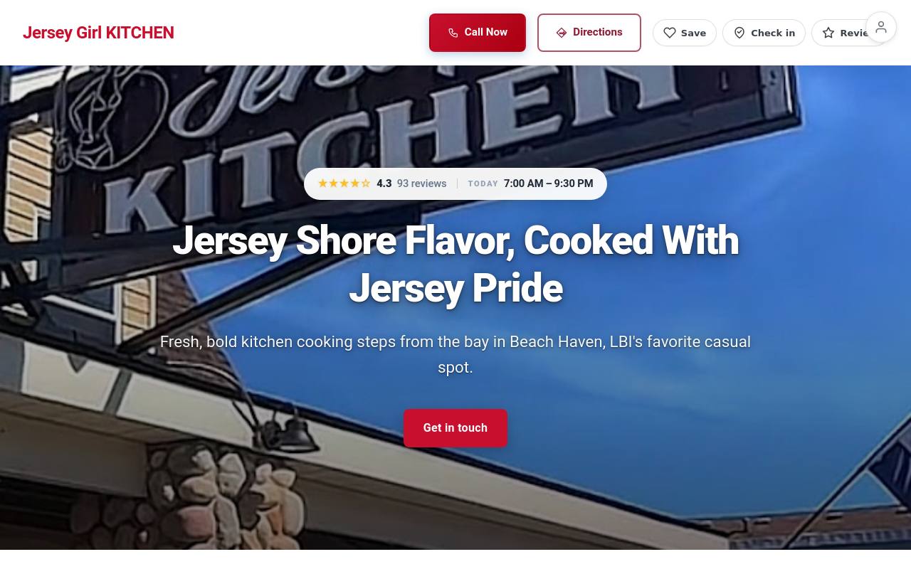 Preview of your live website