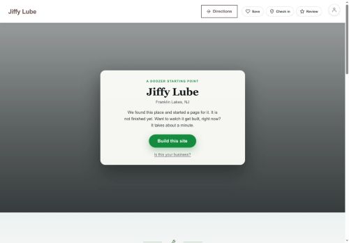 Preview of your live website