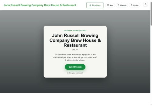 Preview of your live website