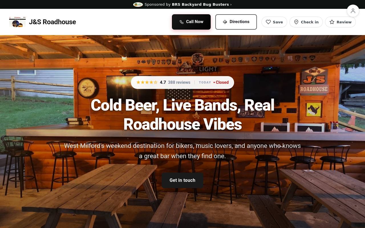 Preview of your live website