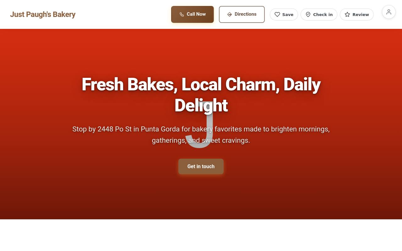Preview of your live website