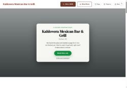 Preview of your live website