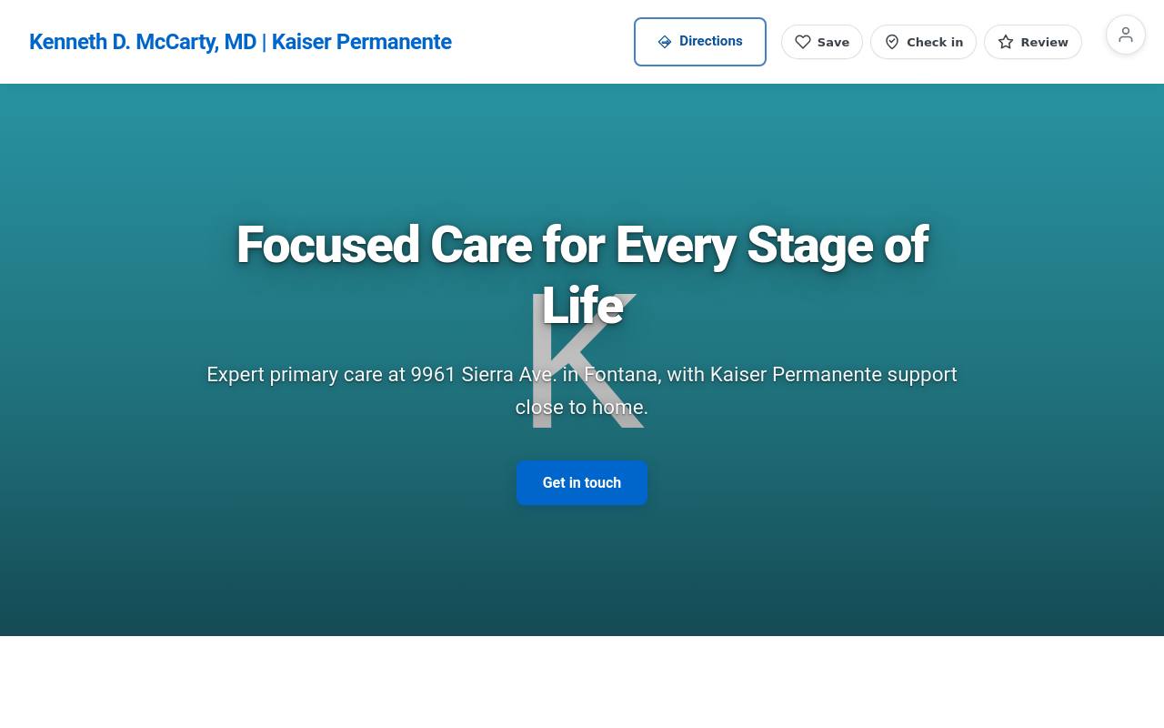 Preview of your live website