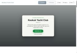 Preview of your live website