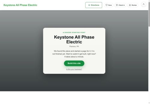 Preview of your live website