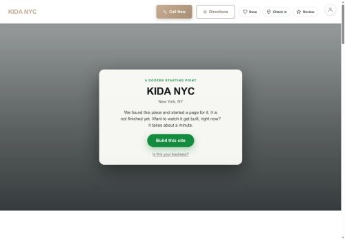 Preview of your live website