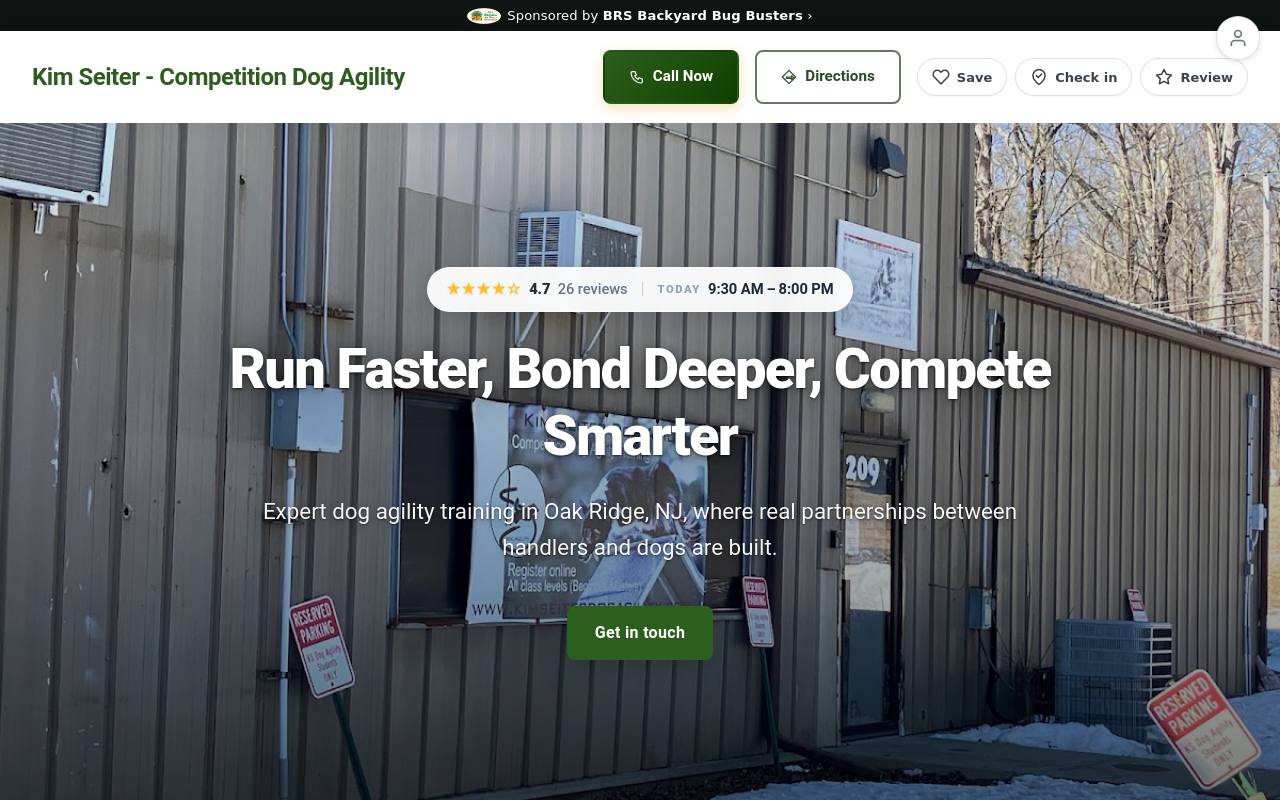 Preview of your live website