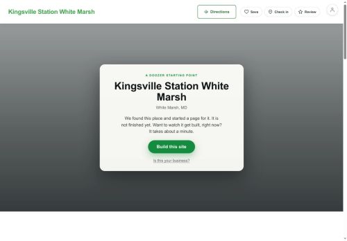 Preview of your live website