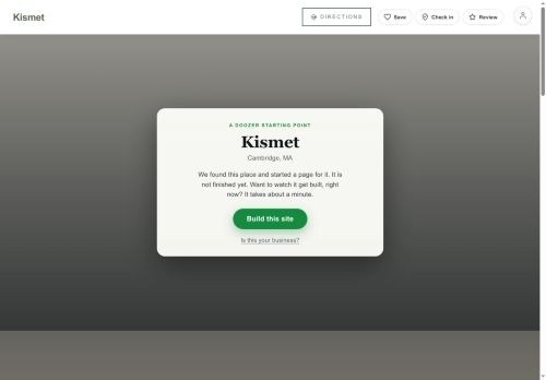 Preview of your live website