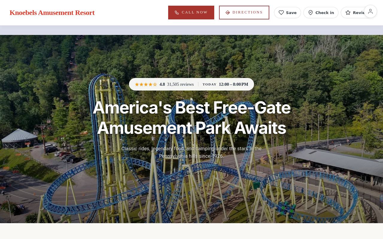 Preview of your live website