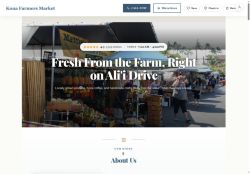 Preview of your live website
