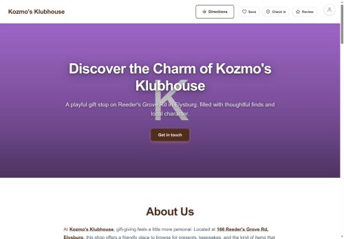 Preview of your live website