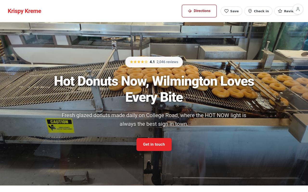 Preview of your live website