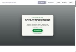 Preview of your live website