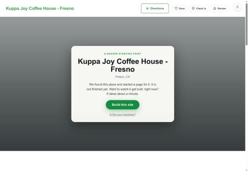 Preview of your live website