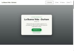 Preview of your live website