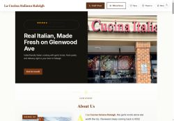 Preview of your live website