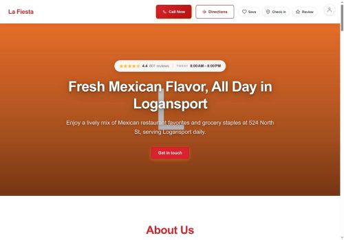 Preview of your live website