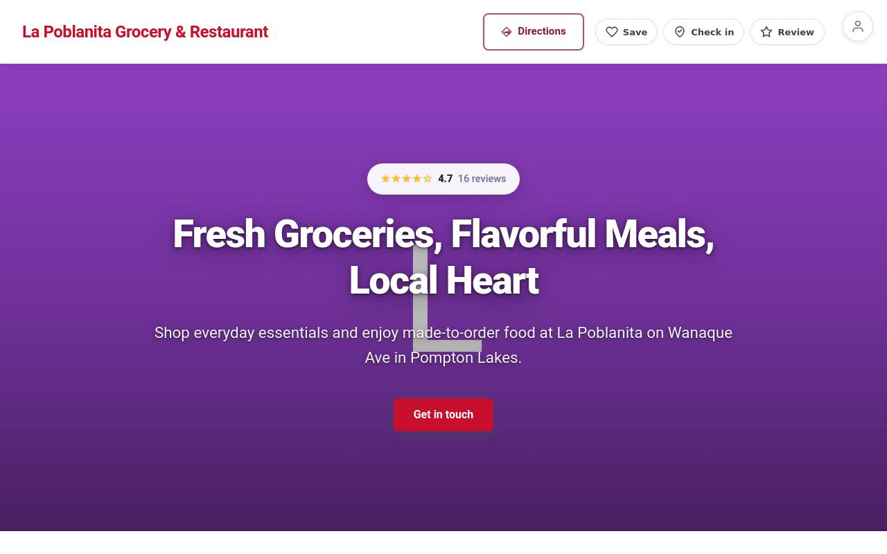 Preview of your live website
