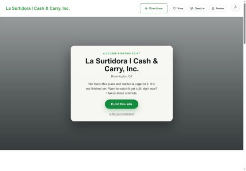 Preview of your live website