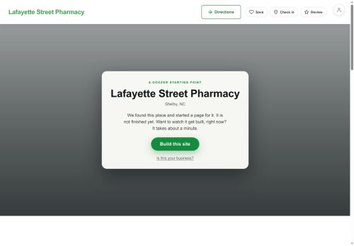 Preview of your live website