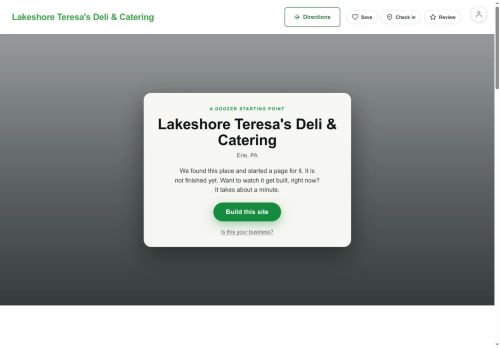 Preview of your live website