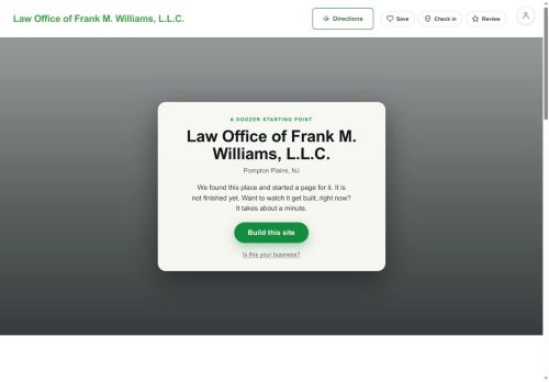 Preview of your live website