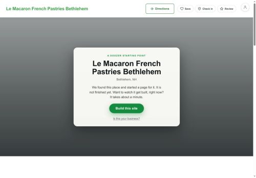 Preview of your live website