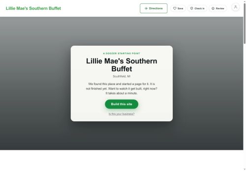 Preview of your live website