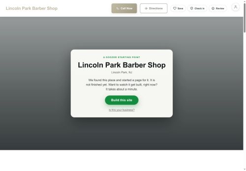 Preview of your live website