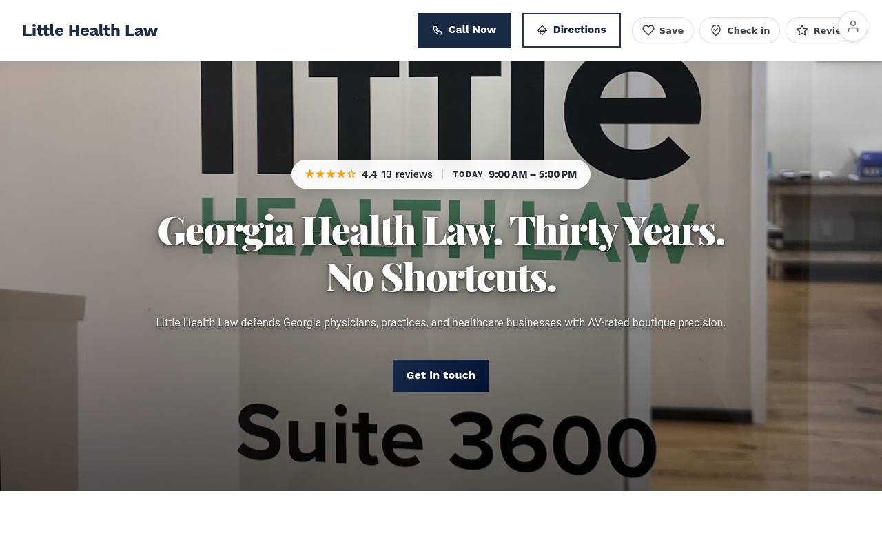 Preview of your live website