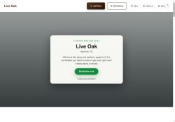 Preview of your live website