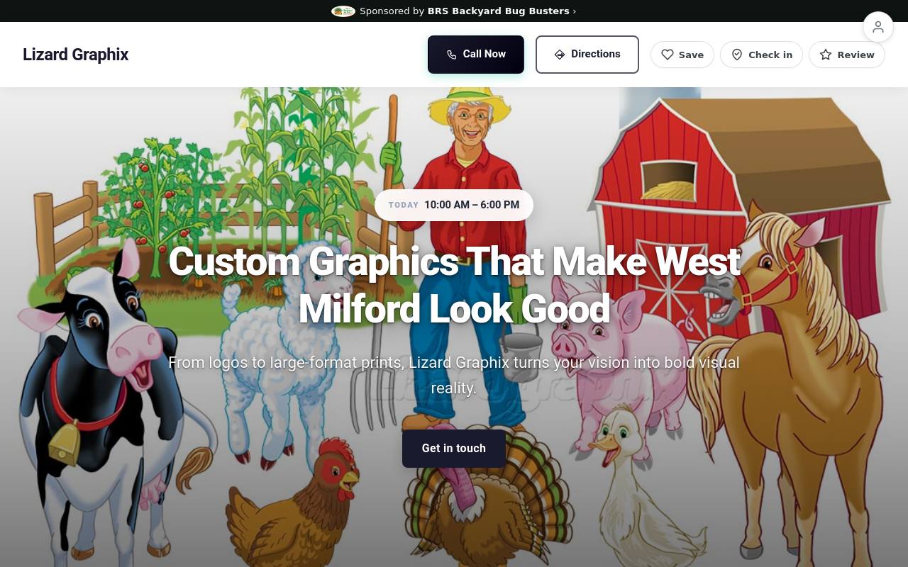 Preview of your live website