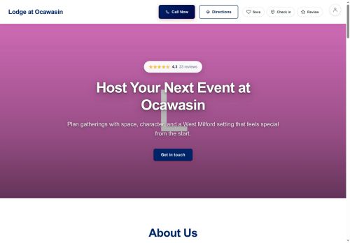 Preview of your live website