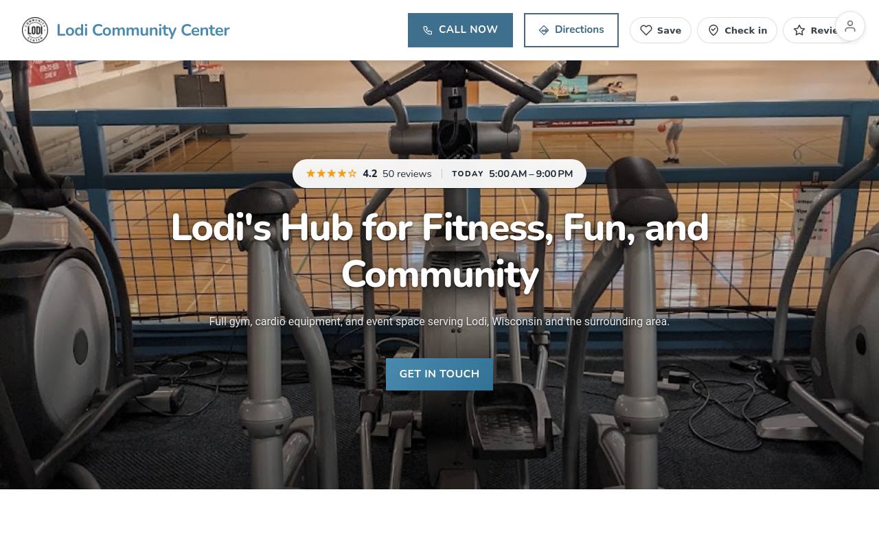 Preview of your live website