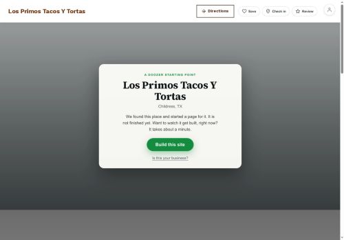 Preview of your live website