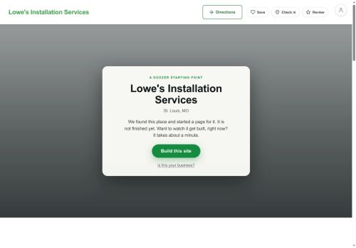 Preview of your live website