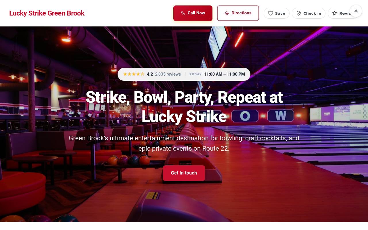 Preview of your live website