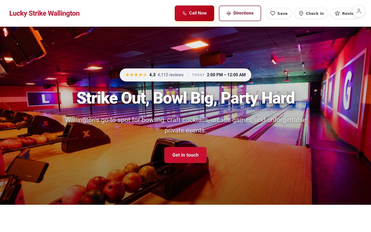 Preview of your live website