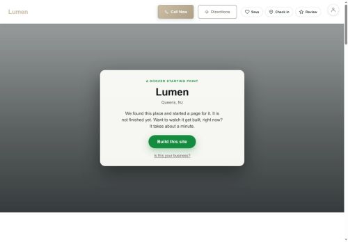 Preview of your live website