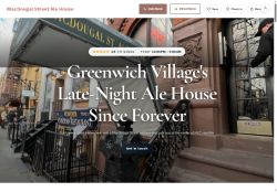 Preview of your live website