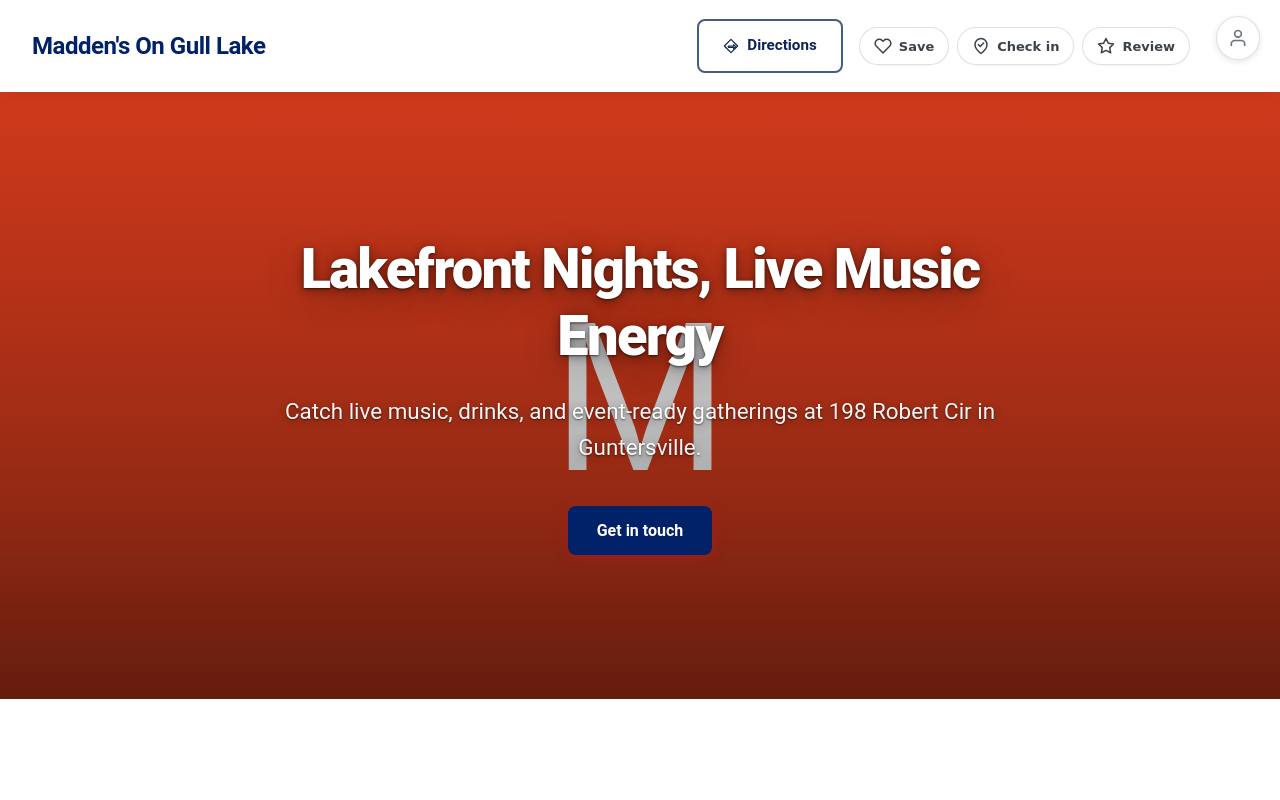 Preview of your live website