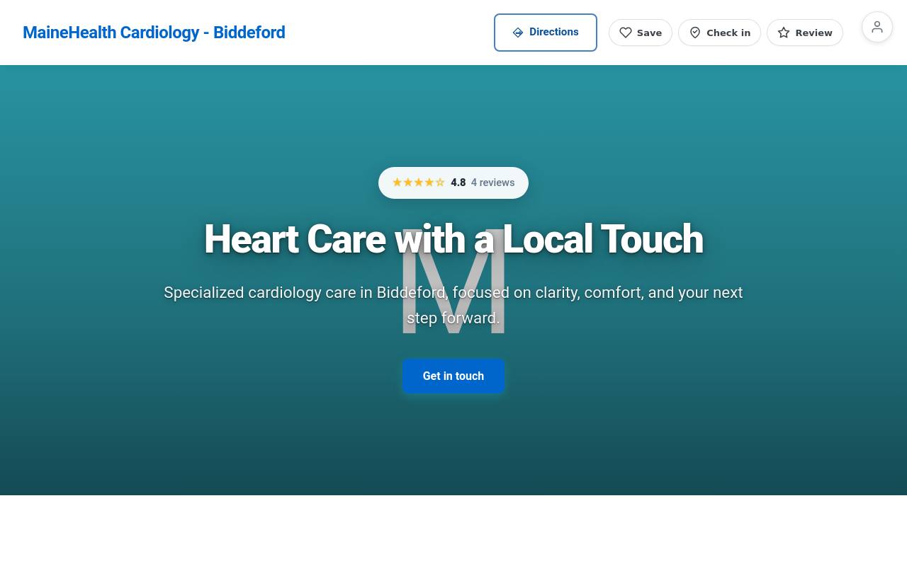 Preview of your live website