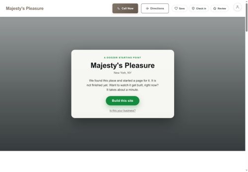 Preview of your live website