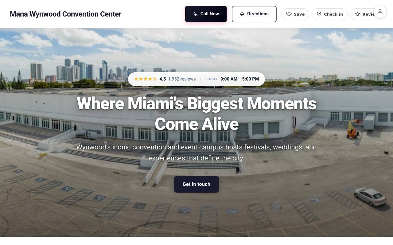 Preview of your live website