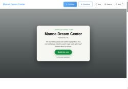 Preview of your live website