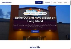 Preview of your live website