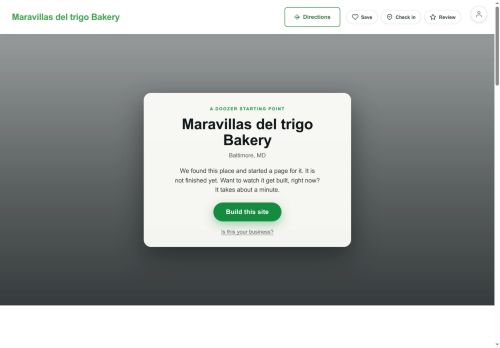 Preview of your live website